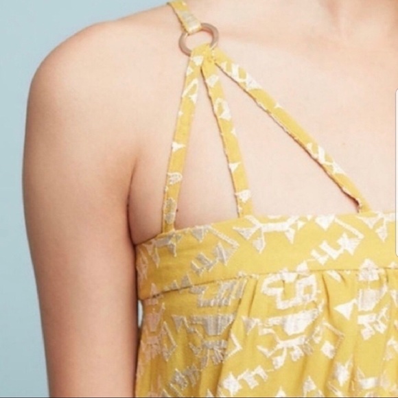 Anthropologie Floreat Anesu one shouldered top - Picture 2 of 8